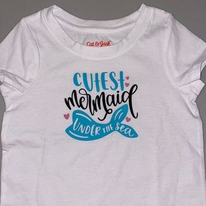 Toddler cutest mermaid Under the Sea T-shirt
